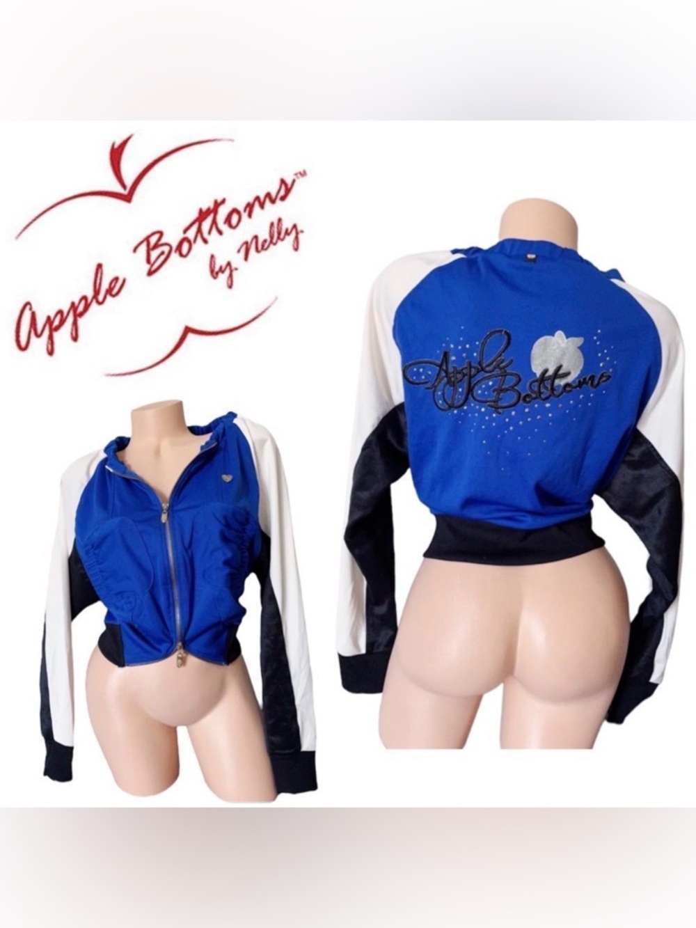 🌴 Mix & Match 2/$150 🌴 Vintage Y2K Apple Bottoms Bomber Jacket